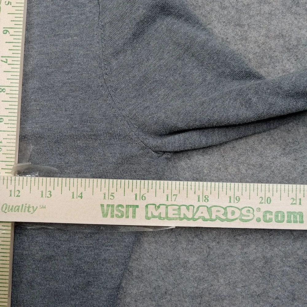 Ralph Lauren Cardigan Sweater Kids‎ 16 Gray Supima Cotton Button Front Logo
